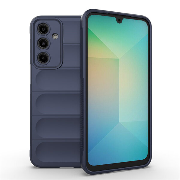 Hülle für Samsung Galaxy A16 Handyhülle Outdoor Case Cover Bumper in Blau