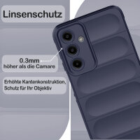 Hülle für Samsung Galaxy A16 Handyhülle Outdoor Case Cover Bumper in Blau
