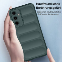 Hülle für Samsung Galaxy A55 Handyhülle Outdoor Case Cover Bumper in Grün