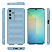 Hülle für Samsung Galaxy A55 Handyhülle Outdoor Case Cover Bumper in Hellblau