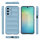 Hülle für Samsung Galaxy A55 Handyhülle Outdoor Case Cover Bumper in Hellblau