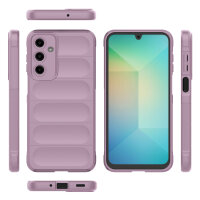 Hülle für Samsung Galaxy A55 Handyhülle Outdoor Case Cover Bumper in Lila