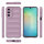 Hülle für Samsung Galaxy A55 Handyhülle Outdoor Case Cover Bumper in Lila