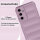 Hülle für Samsung Galaxy A55 Handyhülle Outdoor Case Cover Bumper in Lila