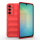 Hülle für Samsung Galaxy A55 Handyhülle Outdoor Case Cover Bumper in Rot