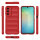 Hülle für Samsung Galaxy A55 Handyhülle Outdoor Case Cover Bumper in Rot