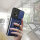 Outdoor Panzer Hülle Motorola Moto G85 Handyhülle mit Kameraschutz Ringhalter in Blau