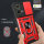 Outdoor Panzer Hülle Motorola Moto G85 Handyhülle mit Kameraschutz Ringhalter in Rot