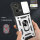 Outdoor Panzer Hülle Motorola Moto G85 Handyhülle mit Kameraschutz Ringhalter in Silber