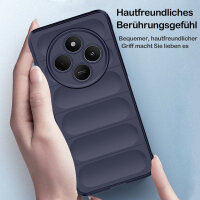 Hülle Xiaomi Redmi 14C / Poco C75 Handyhülle Outdoor Case Back Cover Handy Tasche Bumper in Blau