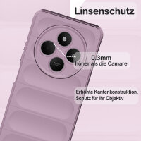 Hülle Xiaomi Redmi 14C / Poco C75 Handyhülle Outdoor Case Back Cover Handy Tasche Bumper in Lila