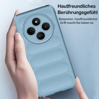 Hülle Xiaomi Redmi 14C / Poco C75 Handyhülle Outdoor Case Back Cover Handy Tasche Bumper in Hellblau