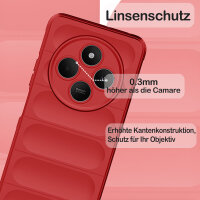 Hülle Xiaomi Redmi 14C / Poco C75 Handyhülle Outdoor Case Back Cover Handy Tasche Bumper in Rot