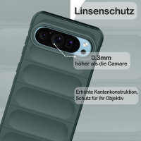 Hülle für Google Pixel 9 / 9 Pro Handyhülle Handy Tasche Back Cover Bumper TPU Case in Grün