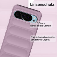 Hülle für Google Pixel 9 / 9 Pro Handyhülle Handy Tasche Back Cover Bumper TPU Case in Lila