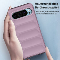 Hülle für Google Pixel 9 / 9 Pro Handyhülle Handy Tasche Back Cover Bumper TPU Case in Lila