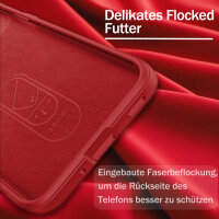 Hülle für Google Pixel 9 / 9 Pro Handyhülle Handy Tasche Back Cover Bumper TPU Case in Rot
