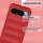 Hülle für Google Pixel 9 / 9 Pro Handyhülle Handy Tasche Back Cover Bumper TPU Case in Rot
