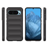 Hülle für Google Pixel 9 / 9 Pro Handyhülle Handy Tasche Back Cover Bumper TPU Case in Schwarz