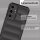 Hülle für Samsung Galaxy S24 FE Handyhülle Outdoor Case Cover Bumper in Schwarz