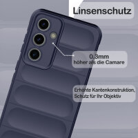 Hülle für Samsung Galaxy S24 FE Handyhülle Outdoor Case Cover Bumper in Blau