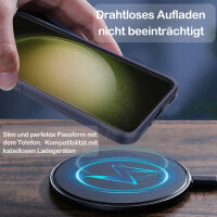 Hülle für Samsung Galaxy S24 FE Handyhülle Outdoor Case Cover Bumper in Blau