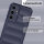 Hülle für Samsung Galaxy S24 FE Handyhülle Outdoor Case Cover Bumper in Blau