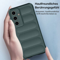 Hülle für Samsung Galaxy S24 FE Handyhülle Outdoor Case Cover Bumper in Grün