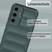 Hülle für Samsung Galaxy S24 FE Handyhülle Outdoor Case Cover Bumper in Grün