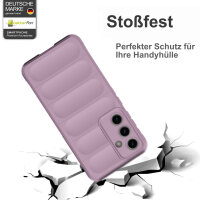 Hülle für Samsung Galaxy S24 FE Handyhülle Outdoor Case Cover Bumper in Lila