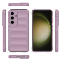 Hülle für Samsung Galaxy S24 FE Handyhülle Outdoor Case Cover Bumper in Lila