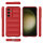 Hülle für Samsung Galaxy S24 FE Handyhülle Outdoor Case Cover Bumper in Rot