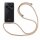 Handykett für Xiaomi Redmi 14C / Poco C75 Hülle mit Kordel Handyhülle mit Band in Beige / Braun