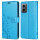 Hülle Motorola Moto G34 Handyhülle mit [Standfunktion][Kartenfächern] in Blau