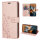 Hülle Motorola Moto G34 Handyhülle mit [Standfunktion][Kartenfächern] in Rosegold