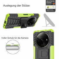 Hülle für Xiaomi Redmi A3 Handyhülle Handy Tasche Case Cover Schale TPU Bumper in Grün
