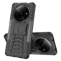 Hülle für Xiaomi Redmi A3 Handyhülle Handy Tasche Case Cover Schale TPU Bumper in Schwarz