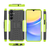 Outdoor Hülle für Samsung Galaxy A16 Handyhülle Handy Tasche Bumper TPU Silikon in Grün
