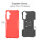 Outdoor Hülle für Samsung Galaxy A16 Handyhülle Handy Tasche Bumper TPU Silikon in Rot