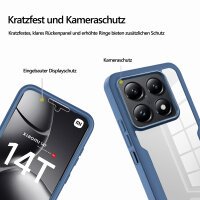 360° Grad Hülle Xiaomi 14T Rundum vollschutz Integriertem Displayschutz in Blau