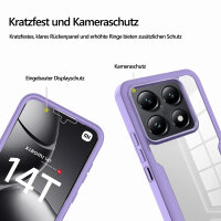 360° Grad Hülle Xiaomi 14T Rundum vollschutz Integriertem Displayschutz in Lila