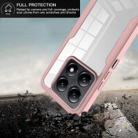 360° Grad Hülle Xiaomi 14T Rundum vollschutz Integriertem Displayschutz in Rosa