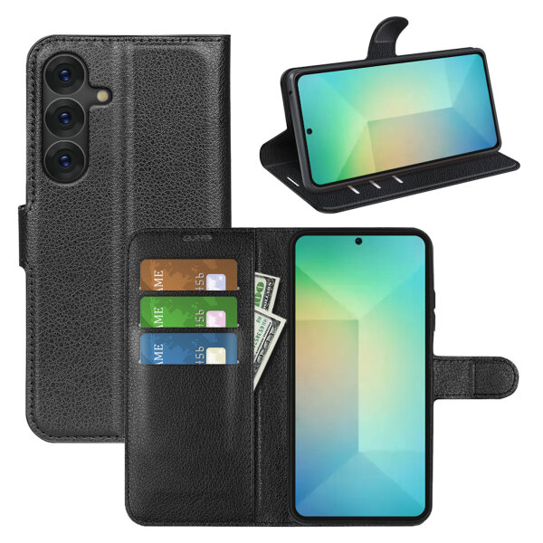 Hülle für Samsung Galaxy S25 Handyhülle Handy Tasche Klapphülle Flipcase Etui