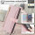 Handykette Samsung Hülle mit Band Handyhülle Kartenfächer PU Leder Umhängetasche Galaxy S25 Ultra in Rosa