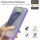 360° Grad Hülle für Samsung Galaxy S25 Ultra mit Integriertem Displayschutz Lila