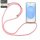 Handykette für Samsung S25 Handyhülle mit Band Hülle Galaxy S25 in Rosa