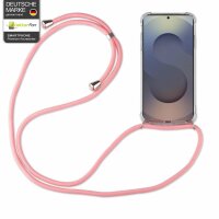Handykette für Samsung S25 Ultra Handyhülle mit Band Hülle Galaxy S25 Ultra in Rosa