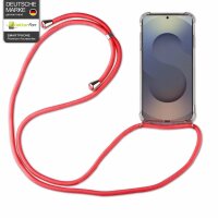 Handykette für Samsung S25 Ultra Handyhülle mit Band Hülle Galaxy S25 Ultra in Rot