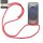Handykette für Samsung S25 Ultra Handyhülle mit Band Hülle Galaxy S25 Ultra in Rot