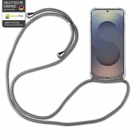 Handykette für Samsung S25 Ultra Handyhülle mit Band Hülle Galaxy S25 Ultra in Grau